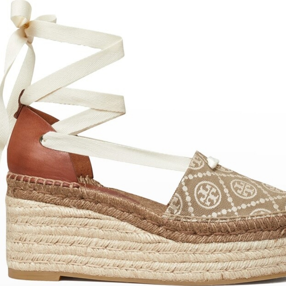 Tory Burch Monogram Espadrilles